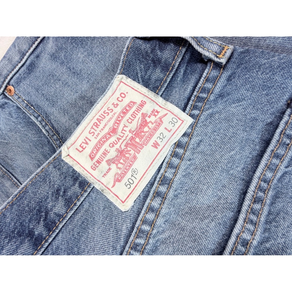 Levis Premium 501 Circular Original Fit Straight Leg Jeans 32x30